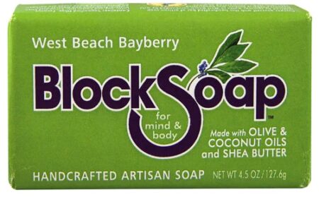 Block Soap Bar West Beach Bayberry -- 4.5 oz