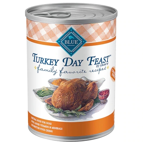 Blue Buffalo Family Favorite Recipes Frango Dia da Festa em Molho - 355g Cada | Pack com 12 Latas