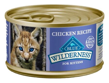 Blue Buffalo Wilderness Kitten Chicken Recipe -- 3 oz Each / Pack of 24