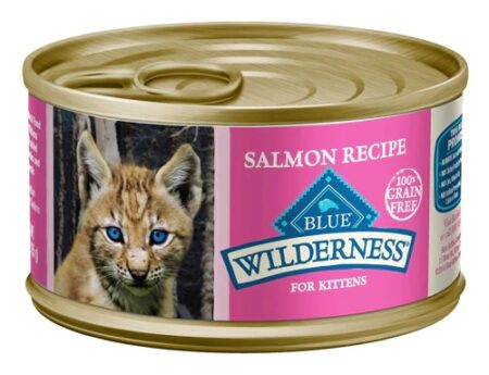 Blue Buffalo Wilderness Kittens Salmon Recipe -- 3 oz Each / Pack of 24