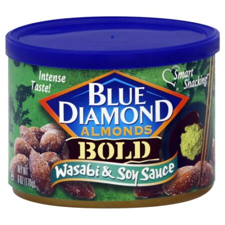 Blue Diamond Almonds Bold Wasabi & Soy Sauce -- 6 oz