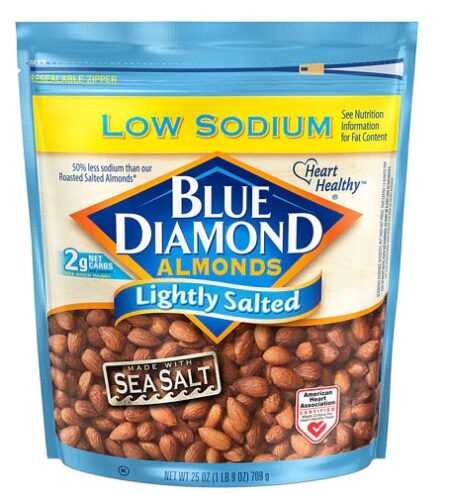 Blue Diamond Almonds Lightly Salted -- 25 oz