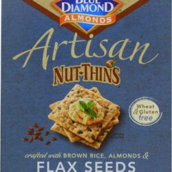 Blue Diamond Artisan Nut-Thins Sementes de Linhaça - 120g: Crocância Saudável e Sabor Intenso