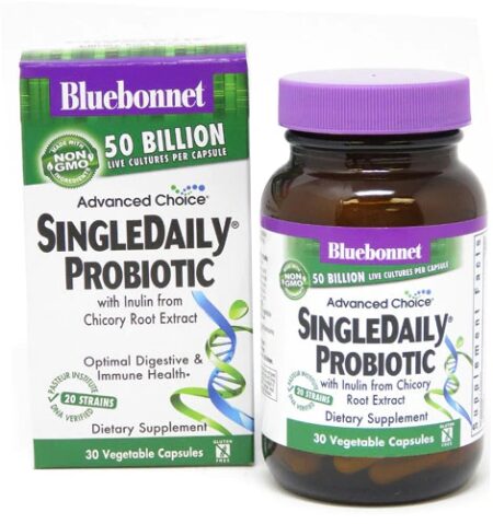 Bluebonnet Nutrition Advanced Choice® Single Daily® Probiotic -- 50 billion CFU - 30 Capsules