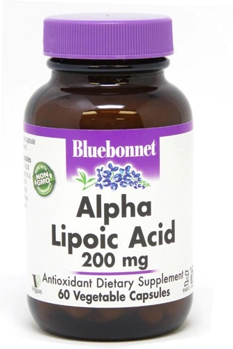 Bluebonnet Nutrition Ácido Alfa-Lipóico 200mg - 60 Cápsulas Veganas | Antioxidante Potente