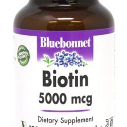 Bluebonnet Nutrition Biotina 5000 mcg - 120 Cápsulas Vegetais: Beleza e Saúde de Dentro para Fora
