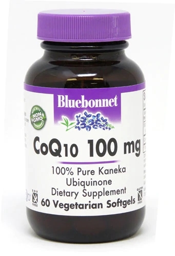 Bluebonnet Nutrition CoQ10 100mg: 60 Cápsulas Vegetarianas para Energia e Bem-Estar