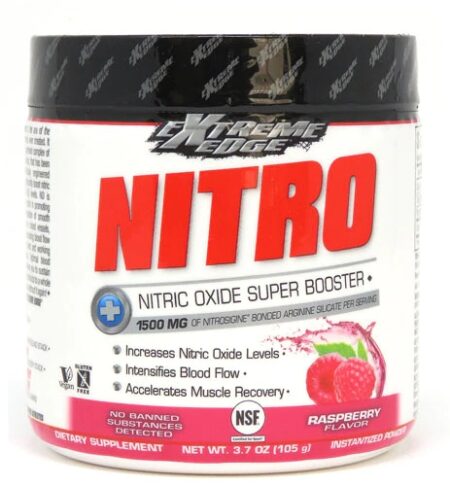 Bluebonnet Nutrition Extreme Edge® Nitro Powder Raspberry -- 3.7 oz