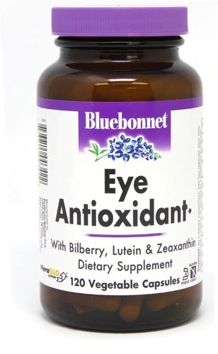Bluebonnet Nutrition Eye Antioxidant: Proteção e Saúde Ocular com 120 Cápsulas Vegetais