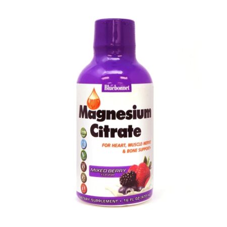 Bluebonnet Nutrition Liquid Magnesium Citrate Mixed Berry -- 16 fl oz