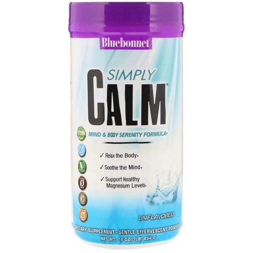 Bluebonnet Nutrition Simple Calm™ Pó Sabor Neutro - 454g: Seu Aliado para o Bem-Estar e Relaxamento