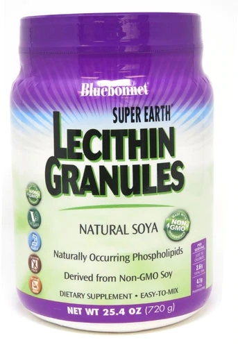 Bluebonnet Nutrition Super Earth Lecitina de Soja em Grânulos 720g - Vitalidade Natural