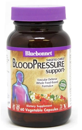 Bluebonnet Nutrition Targeted Choice® Suporte Pressão Arterial - 60 Cápsulas Vegetais