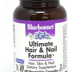 Bluebonnet Nutrition Ultimate Hair & Nail Formula® - 60 Cápsulas Veganas para Cabelos e Unhas Fortes
