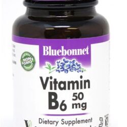 Bluebonnet Nutrition Vitamina B6 50 mg - 90 Cápsulas Vegetais: Essencial para Saúde e Bem-Estar