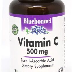 Bluebonnet Nutrition Vitamina C 500 mg - 180 Cápsulas Vegetais | Imunidade e Antioxidante