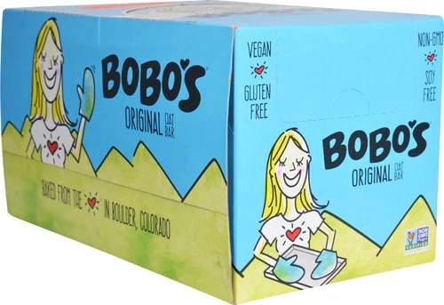 Barras de Aveia BoBo's All Natural Original - 12 Barras (Aprox. 55g cada)