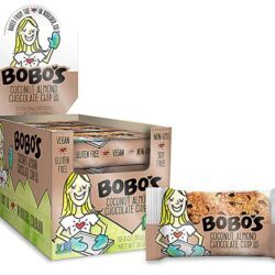 Barras de Aveia Sem Glúten BoBo's Coconut Almond Chocolate Chip - Caixa com 12 Unidades