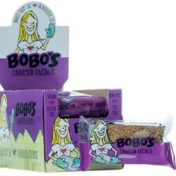 BoBo's Oat Bars Canela e Passas - 12 Barras de Aveia Energéticas