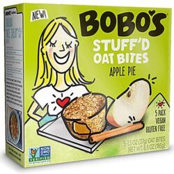 BoBo's Oat Bites Maçã com Canela - 5 Porções de Puro Sabor e Nutrição