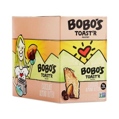 BoBo's Oat Bars Toast'R Pastry Chocolate Almond Butter -- 12 Pack