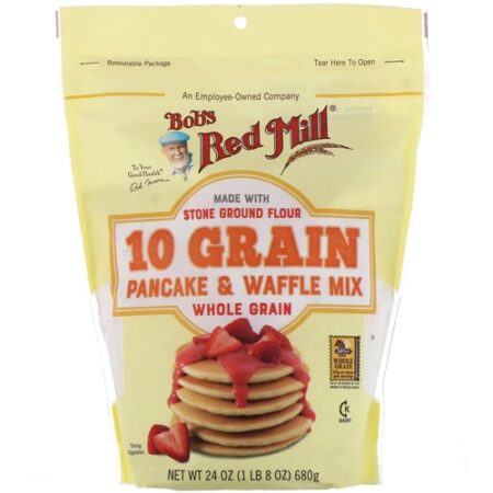 Bob's Red Mill 10 Grain Pancake & Waffle Mix -- 24 oz Resealable Pouch