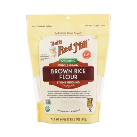 Bob's Red Mill Organic Brown Rice Flour -- 24 oz Resealable Pouch