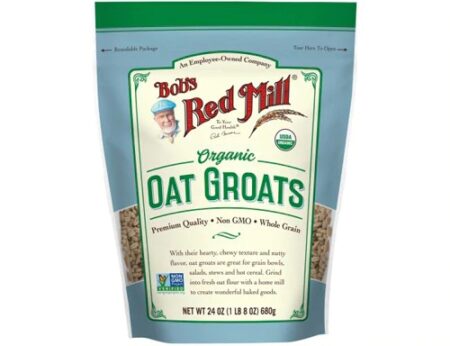 Bob's Red Mill Organic Oat Groats -- 24 oz Resealable Pouch