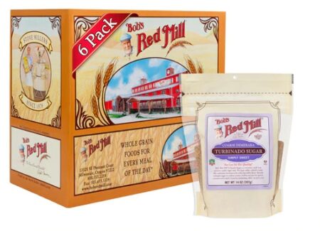 Bob's Red Mill Turbinado Sugar Coarse -- 6 Packs