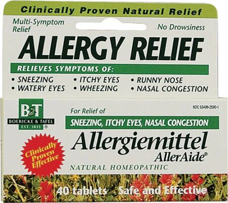 Boericke & Tafel Allergiemittel AllerAide® -- 40 Tablets