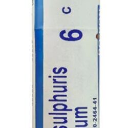 Boiron Hepar Sulphuris Calcareum 6C - 80 Pellets Homeopáticos para Bem-Estar