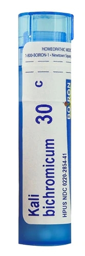 Boiron Kali Bichromicum 30C - 80 Pellets Homeopáticos para Bem-Estar Respiratório e Digestivo