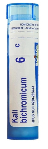 Boiron Kali Bichromicum 6C - 80 Pellets: Alívio Homeopático Natural para o Bem-Estar Respiratório e Digestivo