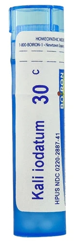 Boiron Kali Iodatum 30C - 80 Pellets: Alívio Homeopático para Sintomas Respiratórios e Dor