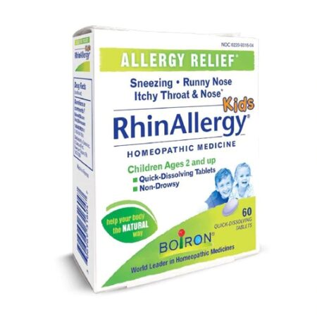 Boiron RhinAllergy® Kids -- 60 Quick Dissolving Tablets