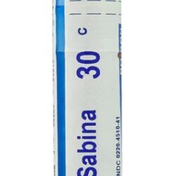 Boiron Sabina 30C - 80 Pellets: Alívio Homeopático para o Bem-Estar Respiratório e Circulatório