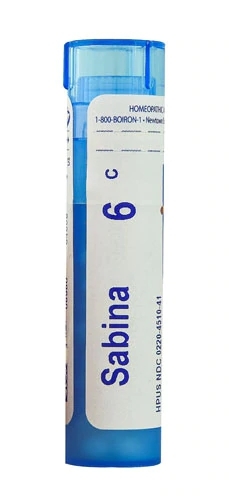Boiron Sabina 6C - 80 Pellets: Alívio Natural para Bem-Estar Feminino no Brasil