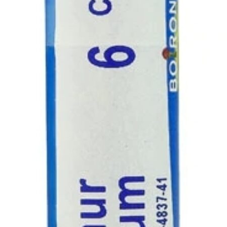 Boiron Sulphur Iodatum 6C – 80 Pellets: Alívio Natural para Bem-Estar Respiratório — foto 1
