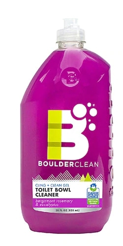 Limpador de Vaso Sanitário Boulder Clean Cling Clean Gel Natural Eucalipto Bergamota Alecrim - 828ml