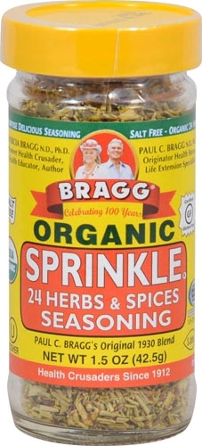 Bragg Temperos Orgânicos 24 Ervas e Especiarias - 42g (1.5 oz)