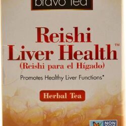 Chá de Ervas Bravo Tea Reishi Liver Health™ - 20 Sachês para Saúde Hepática