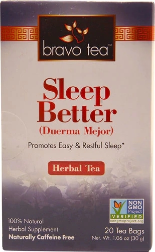 Chá de Ervas Bravo Tea Sleep Better para Dormir Melhor - 20 Sachês (aprox. 30g)