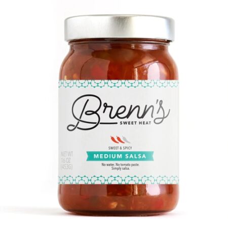 Brenn's Sweet Heat Salsa Medium -- 16 oz