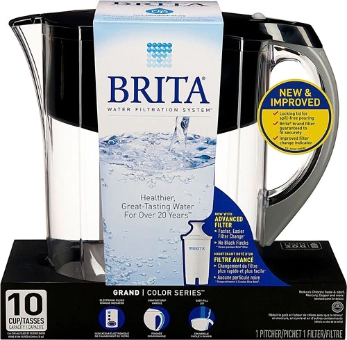 Filtro de Água Brita Grand Color Series™ 3,8 Litros: Hidratação Pura e Estilo em Sua Casa