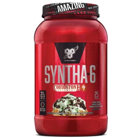 BSN Syntha 6 Cold Stone Mint Mint Chocolate Chocolate Chip -- 2.59 lbs