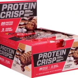 BSN Syntha-6 Protein Crisp Bar S'Mores - 12 Barras de Proteína de Alta Performance