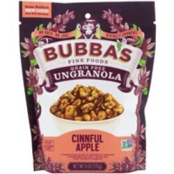 Bubba's Fine Foods Cinnful Apple Sem Glúten - 170g | UnGranola Deliciosa e Saudável