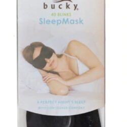 Máscara de Dormir Bucky 40 Blinks Solid Black - Conforto Superior para um Sono Reparador