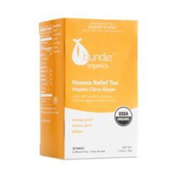 Chá Para Náuseas Prenatais Bundle Organics Citrus Ginger - 20 Sachês (56g)