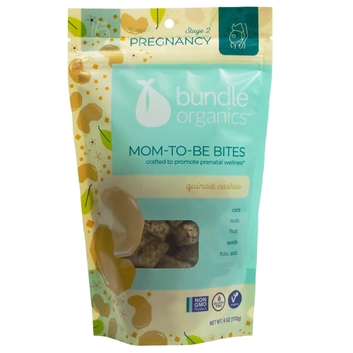 Bundle Organics Bites de Quinoa e Castanha de Caju - Fase 2 Gravidez (170g)